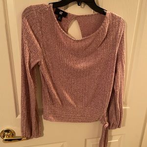 Pink long sleeve tee